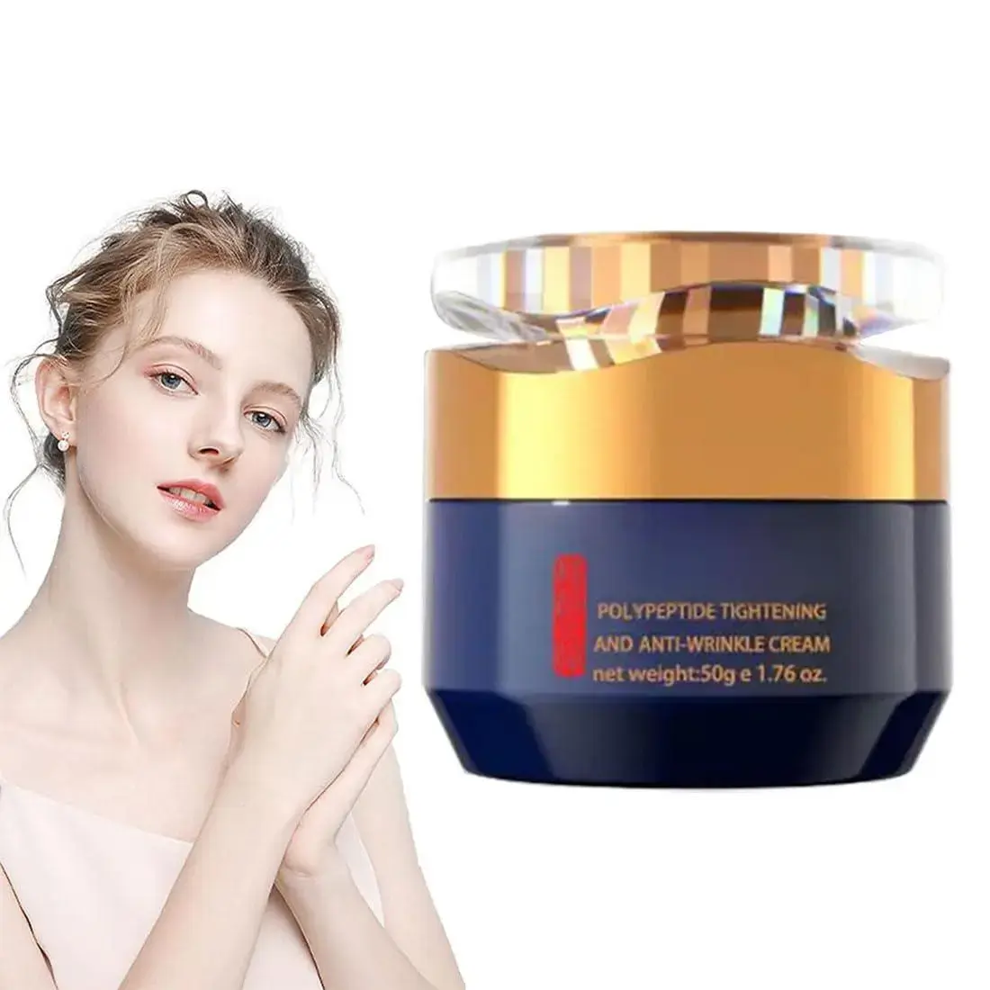 Face Cream, Crema Para Arrugas, Wrinkle Removal Cream, Polypeptide Firming Full Face Cream, Polypeptide Tightening and Anti-Wrinkle Cream, Firming Anti-aging Eye Cream for Women Men 1.76 fl.oz.