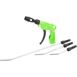 24439 5-Pc Air Blower , 1/4 Air Blow  Inlet, Includes Turbo Air Nozzle, Variable Air  Blower Trigger, Air Blow  Kit, 160 PSI Compressor Air