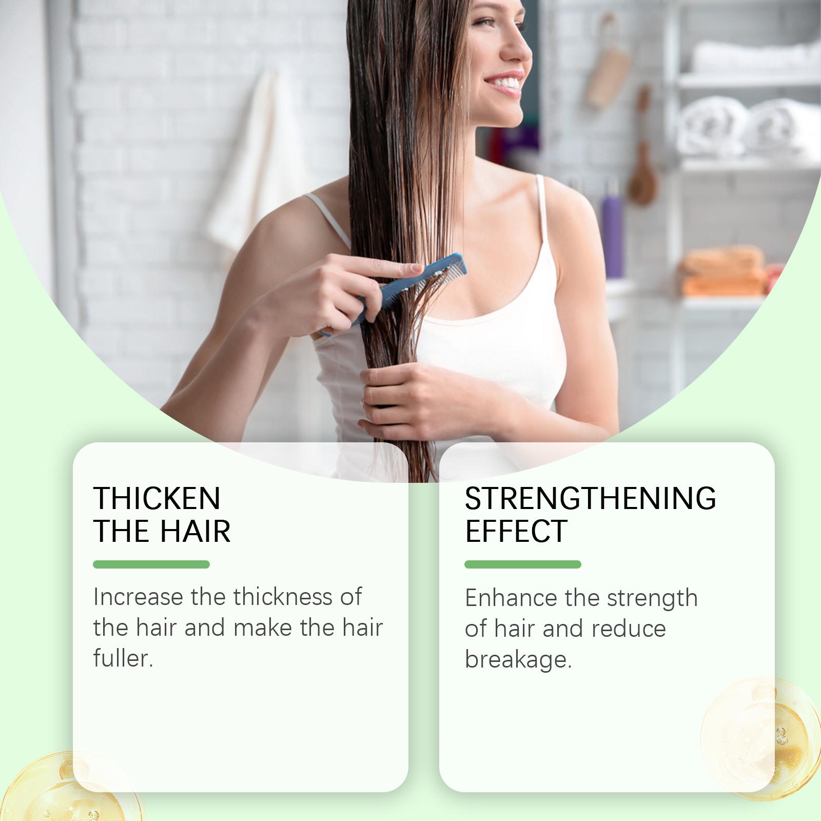 HOEGOA Rosemary Hair Growth Shampoo - Thickening & Strengthening for Thinning Hair w/Keratin |   3.4oz Organic Treatment for Women & Men