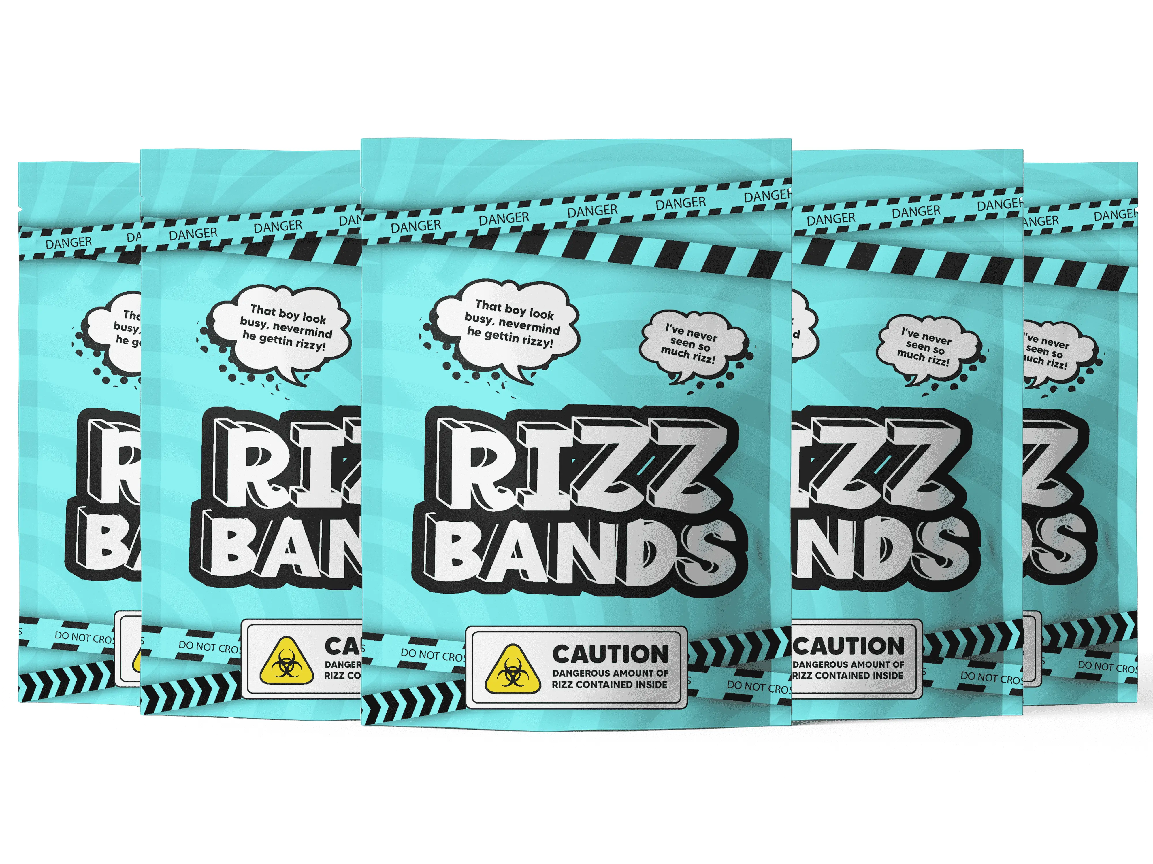 5 RizzBand Packs- Each Pack Contains 5 RizzBands