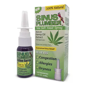 Sinus Plumber Hemp Formula - Moisturizing & Soothing Nasal Support - 1 floz