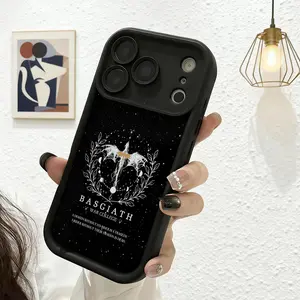 Basgiath War College iPhone Case for iPhone 17/16/15/14/13/12/11 Xs Pro Max Plus AIR Case for Samsung S25/S23/S24/S22/S21/NOTE20/A54/A53/A52/A36/A35/A34/A33/A17/A16/PLUS/ULTRA/FE phone cover soft shockproof protective Shell Fourth Wing Fantasy Phone Cover