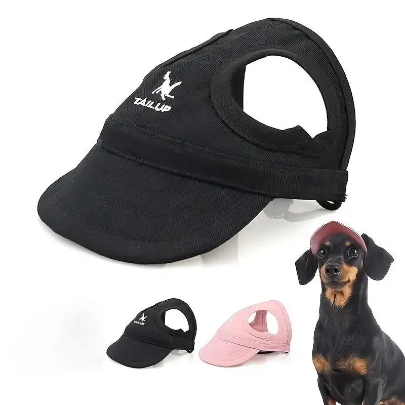 Adjustable Pet Sun Hat, 1 Count Waterproof Pet Hat with Elastic Band, Outdoor Sun Hat for Small Medium Dogs & Cats