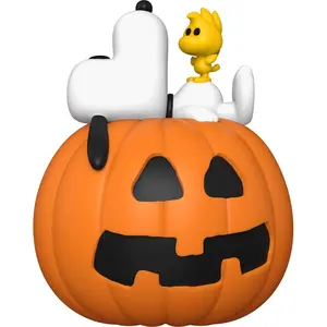 Snoopy & Woodstock with Pumpkin Deluxe Funko Pop! Vinyl Figure #1589