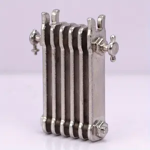 Alloy Radiator Cover 1:12 Scale Miniature for Dollhouse Scene Decoration, Perfect Christmas New Year Gift Idea