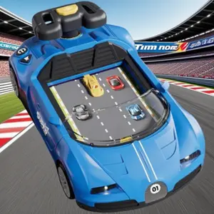 Interactive Racing Car Toy Game for Kids Aged 3+, Sound Interaction Challenges, Light and Sound Effects, Remote Control Car, Perfect Christmas and Birthday Gift, Remote Control Kart, Rc Car, Remote Controlled Car