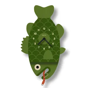 Bass Wood Pendulum Clock by Popclox