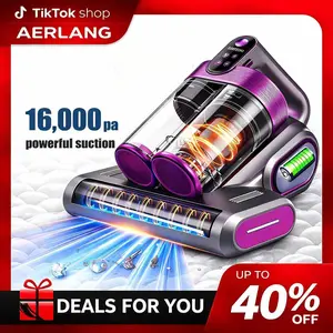 XIAOLANG Bed Mattress Vacuum Cleaner Cordless 16Kpa Handheld Vacuum with 253.7nm UV-C Light & HEPA Filter, Portable Vacuums for Sofa Bed, Mother's Day Gifts for Mom Women