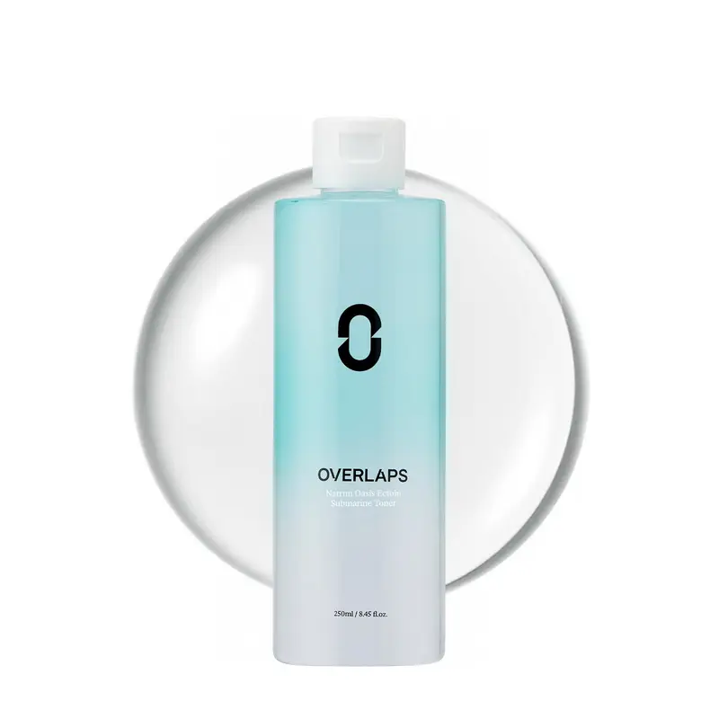 OVERLAPS Natrun Oasis Ectoin Submarine Toner | Long-Lasting Hydration & Moisture Barrier with Hyaltoin, Panthenol, Betaine, Alcohol-Free Korean Facial Toner, 8.45 fl oz