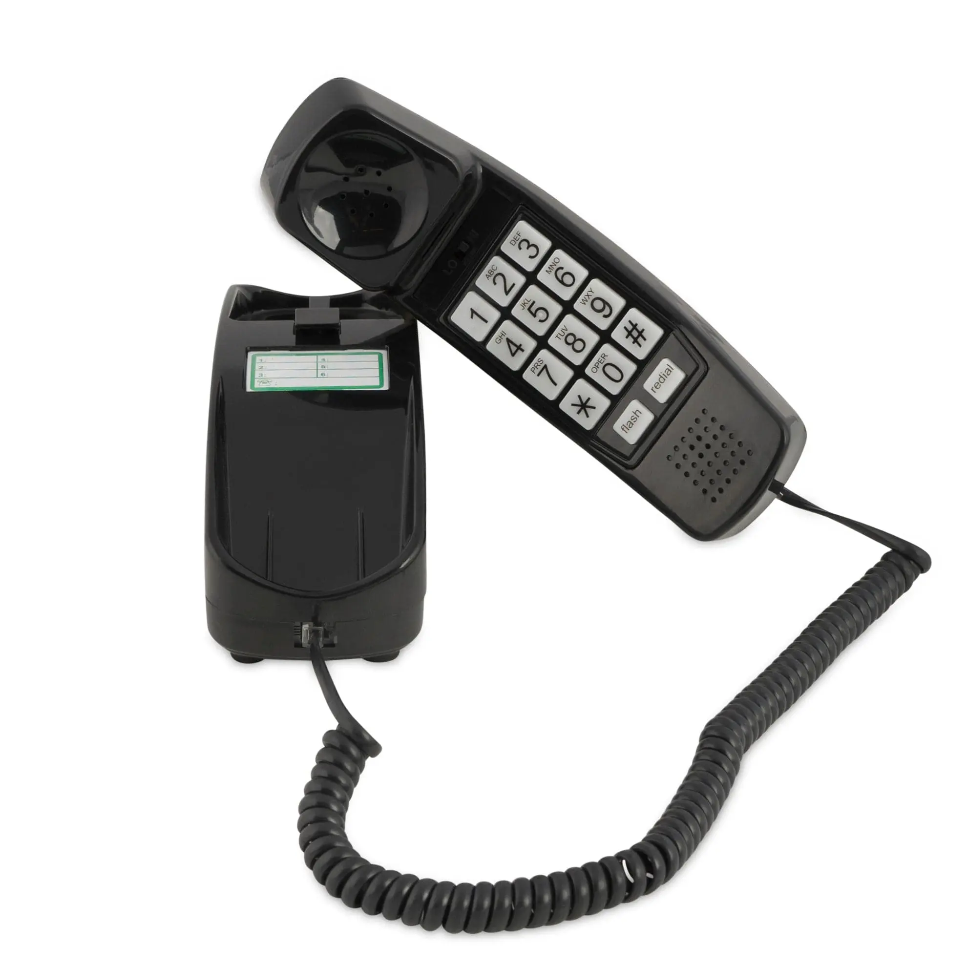 iSoHo Big Button Trimline Phone - Corded Retro Desk Phone