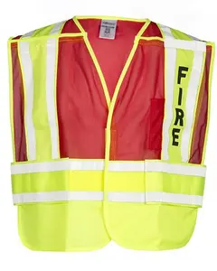 Custom Embroidered - Kishigo - Unisex Fire Vest - 8052BV