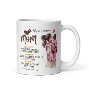 Mothers Day Gifts Ceramic Mug, Mom Birthday Present, Unique Ceramic Glassware for Birthday, Viral Internet Mug