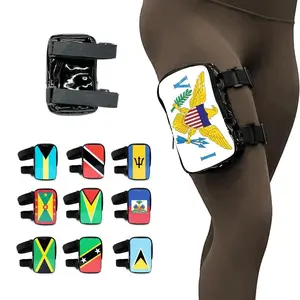 REP Your Island HandFree Leg Pouch, Thigh, Chest Pouch for Carnival or Jourvert, Includes 12 Vibrant Designs, Ideal for Carnival Activities