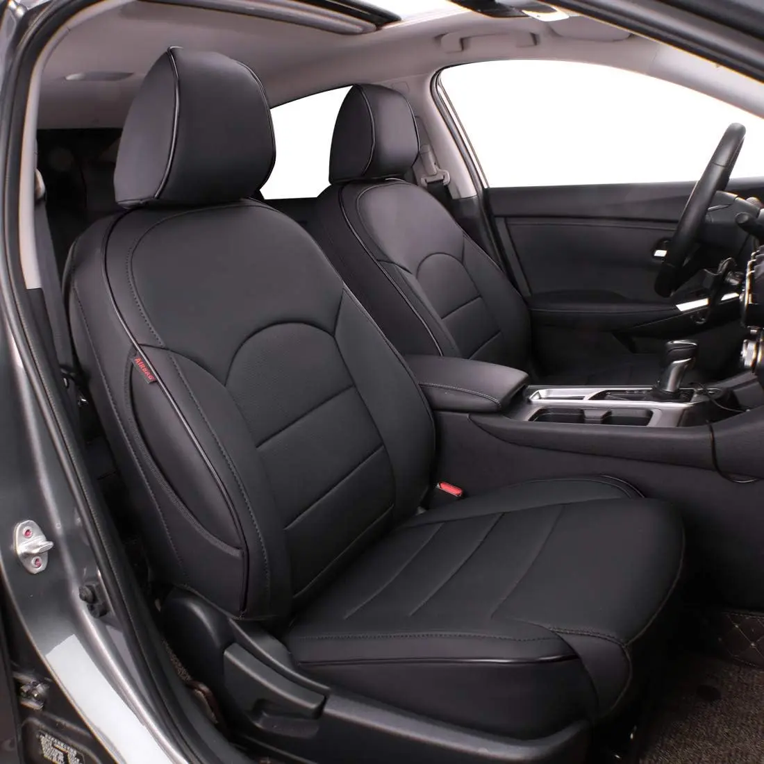 EKR Custom Fit Nissan Sentra Car Seat Covers (Fits 2013-2025 SV/SR/S/SR Midnight Edition) Full Set Leather Stain-Resistant Easy Install All-Season All-coverage Car Seat Protection Interior Upgrade 2-Year Warranty fathersdaygift