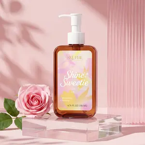 SKUPHI Shine Sweetie Body Massage Oil 6.76 FL OZ – Hydrating & Revitalizing with Jojoba Oil & Camellia Seed Oil – Softens & Nourishes with Vitamin E – Ideal for Rough, Dry Skin