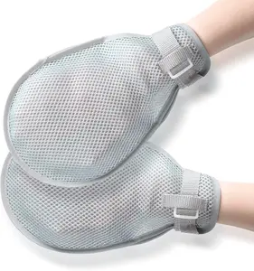 Dementia Hand Restraint Gloves 2Pack Unisex Anti Scratch Hand Glove for Elderly Patients,Elderly,Caregivers