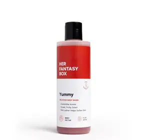 Her Fantasy Box Yummy | Body Wash - Indulgent, Luxurious Body Wash for Deep Cleansing, Moisturizing, and Nourishing Skin - Refreshing Scent for All Skin Types - 8 oz