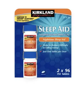 Kirkland Signature Nighttime Sleep Dietary Supplement, 2-Pack of 96 Tablets