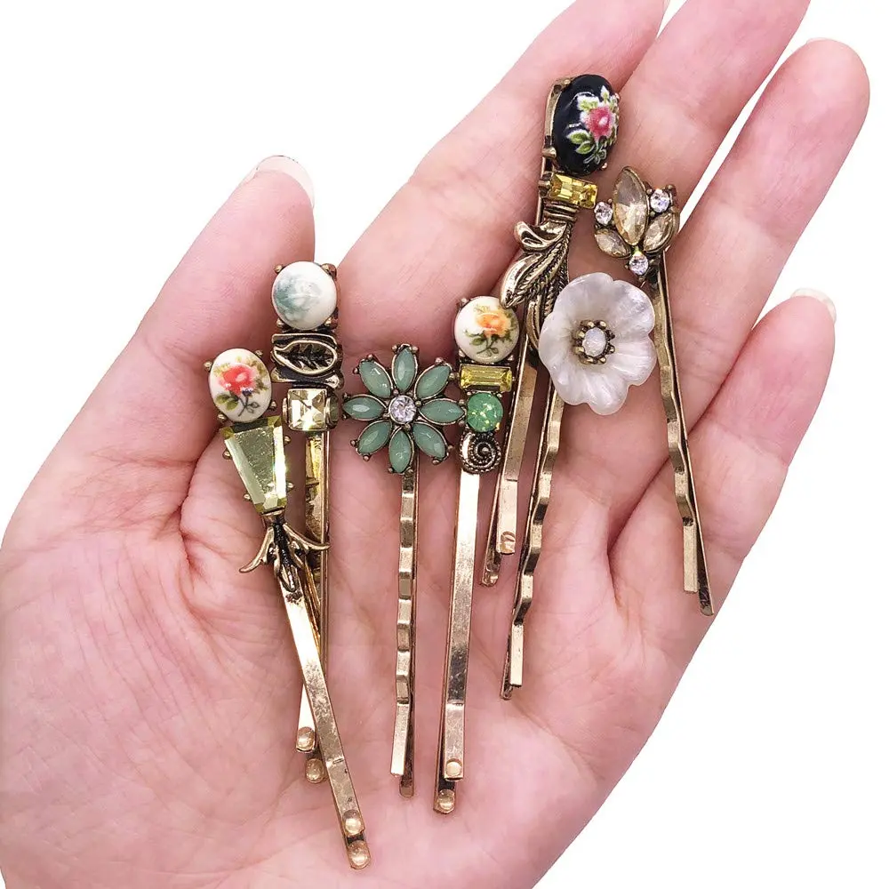 7Pcs Hair Clips Retro Hair Pins for Women Hairpins for Women Ladies and Girls Headwear Styling Tools Hair Accessories - Home Improvement.