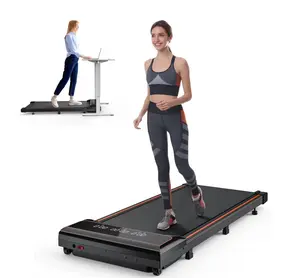 2.5Hp Walking Pad, Walking Area 2 in 1 Under Desk Treadmill,300lb Walking Treadmill with Remote Control and LED Display, Quiet, Compact & Small Treadmill for Home & Office, Black