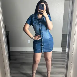 Denim dress