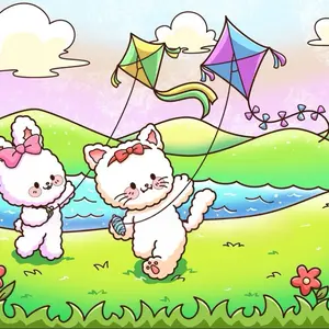 Haru/Huni Coloring book easy adult