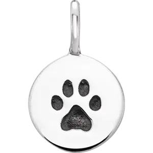 Sterling Silver Paw Print Charm/Pendant