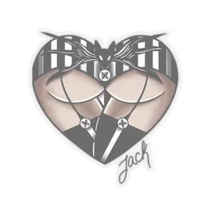 Pumpkin king butt Kiss-Cut Stickers