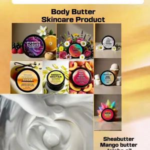 Body Butters Mildly Scented 8oz Natural Nourishing Care for All Skin Types Daily Use with Shea Butter Mango Butter Jojoba Oil Sweet Almond Oil Aloe Vera