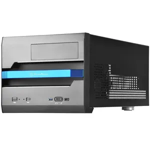 212 MAIN Aluminum Micro-ATX Small Form Factor Storage Rack - Black, Handlebars for Easy Transport, USB 3.1 Port, Durable Home Organizer