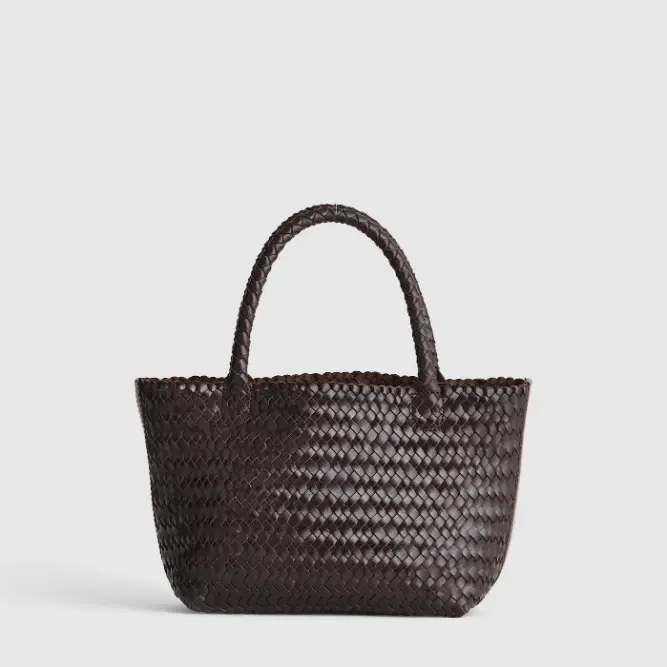Madewell The Signature Woven Mini Tote Genuine Leather Women's Handbag