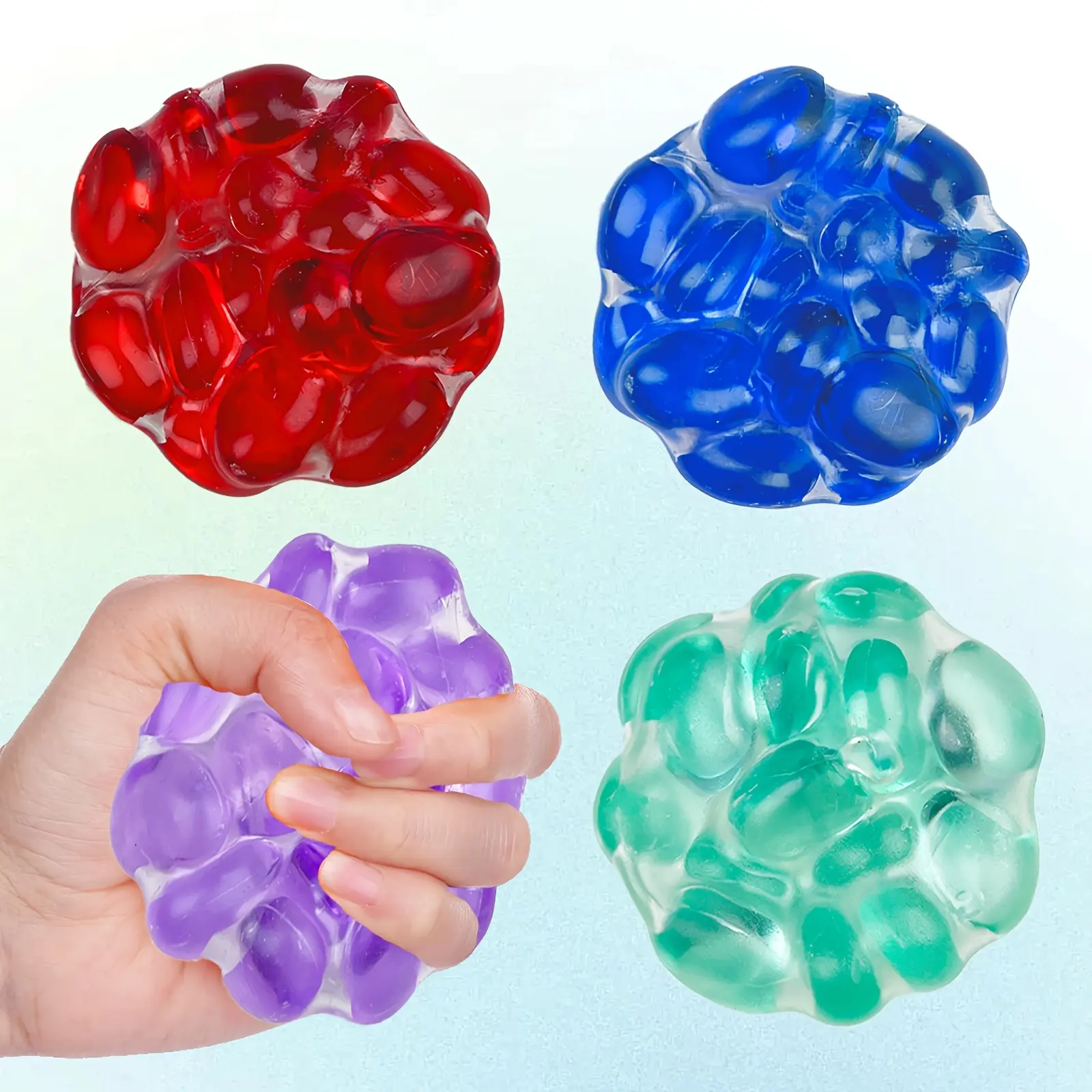 Crispy Ball Asmr Sensory Toy for Stress Relief, Relaxing Fidget Toy for Adults, Anxiety Fidgets, Stress Relieving Accessory, Perfect Anxiety Reducer and Pressure Reliever, Stress Relief Gadgets, Stress Relief Tools
