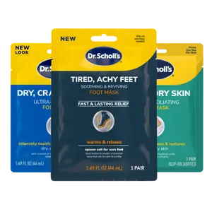Dr. Scholl's Foot Mask Ultimate Bundle (9-Pack): 3pk Tired Achy Feet Soothing & Reviving, 3pk Ultra Hydrating & 3pk Ultra Exfoliating Foot Masks. Masks for Tired, Cracked Skin & Foot Peel Treatment. Deeply Softens & Hydrates Dry Feet