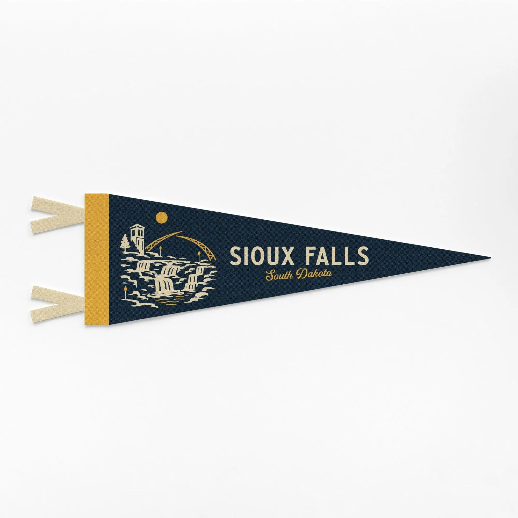 Sioux Falls South Dakota Felt Pennant