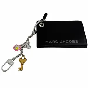 Pre-owned MARC JACOBS Leather Charm Wallet Black by Marc Jacobs