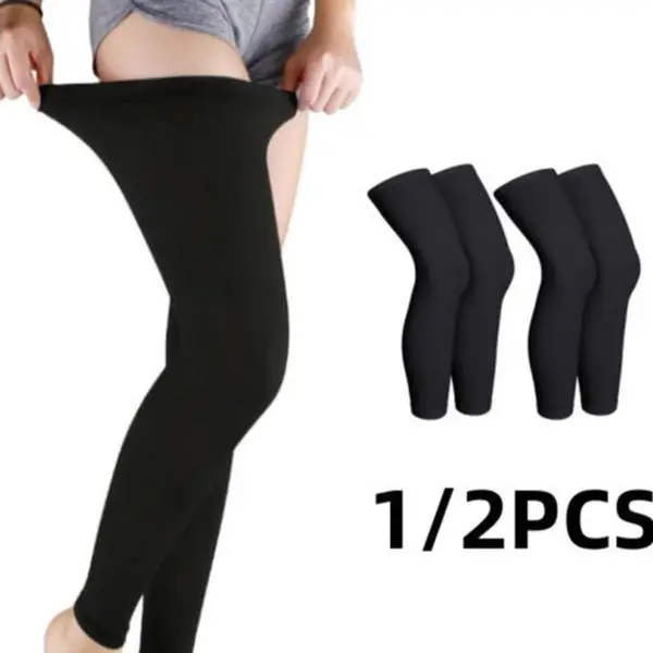 Calf Compression Sleeves for Athletic Use, Non-Slip Lightweight Leg Support Wraps, Breathable, Comfortable, Snug Fit, Steady Protective Sports Compression Sleeves for Running, Outdoor Sun Activities