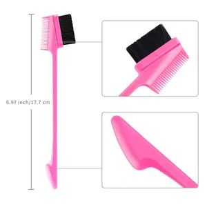 Professional Hair Styling for Women & Girls Double Side 3 In 1 Edge Brush For Baby Hair (1 PC)