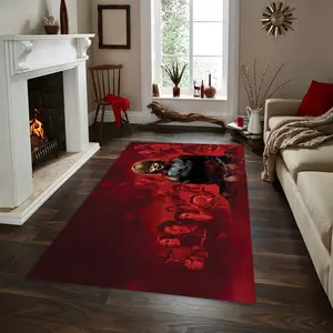 Annabelle Rug, Area Rug,Non Slip Floor Carpet,Teen'S Carpet ,Room Decor Halloween Gift For Family, Cute Gift Non-Slip Floor Carpet, Decoration Mat for home Living Room Bedroom, Room Decor, Home Decor