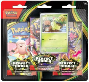 Pokémon Perfect Order 3 Pack Blister [Chikorita] - ME03: Perfect Order