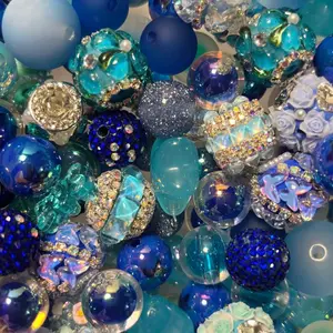 Bead Mix for DIY - Assorted Colors & Sizes with Rhinestones & Pearls for Crafting Projects