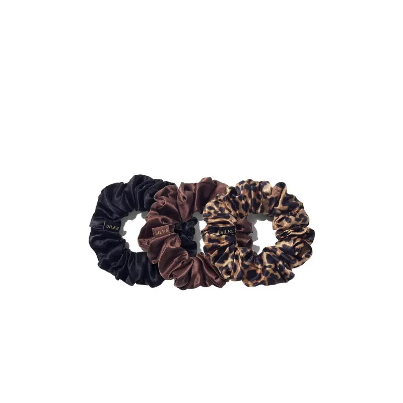 lululemon Oversized Scrunchie - Brown and Black Leopard Lululemon Light Locks Scrunchie - Leopard Camo White Opal  main image 4