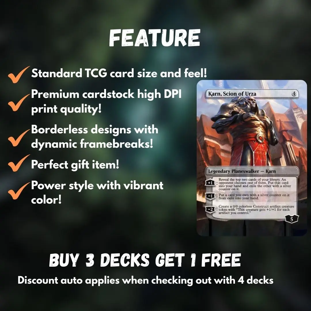 MTG Proxy 100+ Cards  Jimmy's Zhulodok  Colorless Eldrazi Cascade & Big  Mana Ramp Strategy  Explosive Artifact Synergy EDH Commander Deck   Premium Fantasy Gift for Card Game Fans - TikTok Shop
