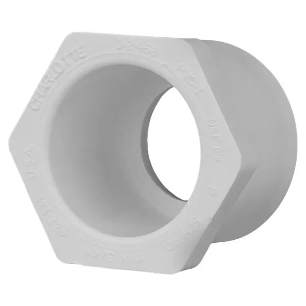 Charlotte Pipe Schedule 40 PVC Reducing Bushing – Durable & Reliable!