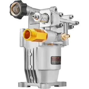 VEVOR Pressure Washer Pump, 3/4" Shaft Horizontal, 3400 PSI, 2.5 GPM, Replacement Power Washer Pumps Kit, Parts Washer Pump, Compatible with Honda, Simpson, RYOBI, Briggs & Stratton, Subaru, Craftsman