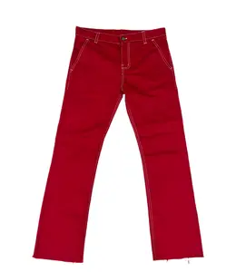 Red Slim-Fit Denim
