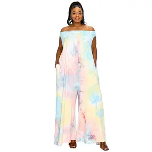 Plus Size Pax Tie Dye Pocket Jumpsuit
