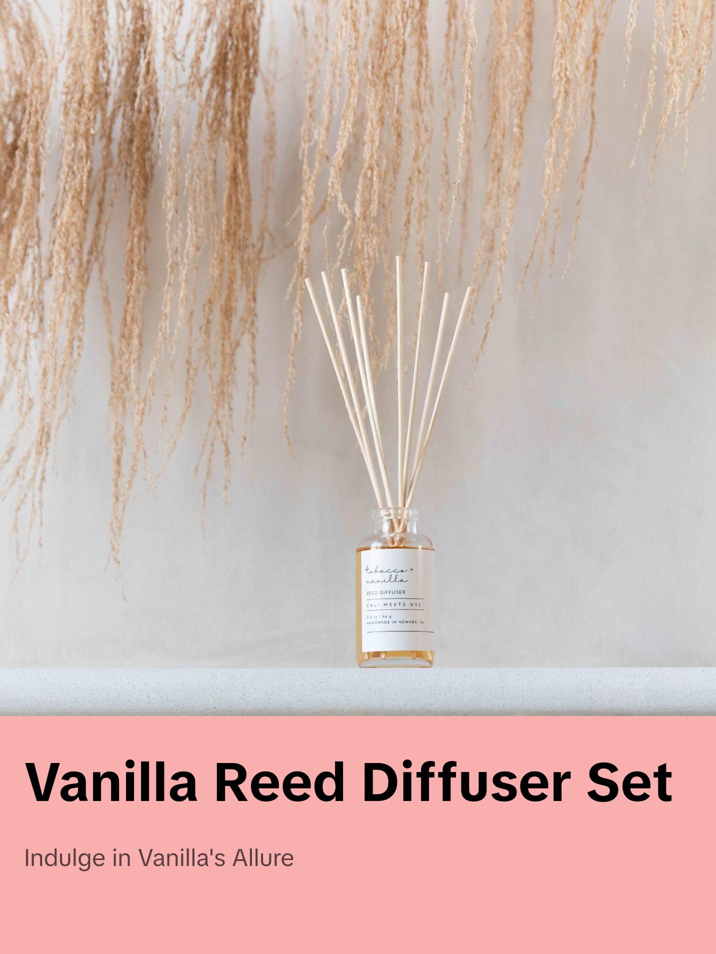 Tobacco + Vanilla Reed Diffuser