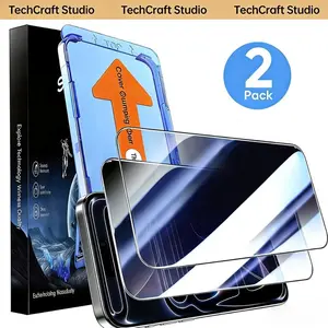 Clear & Privacy Protections Screen Protector, for iPhone 17 Pro Max/16/15 Plus/14/13/12/11 Series/ Auto Dust Elimination, Bubble Free, HD,【Different Color Different Function：Black: with 28° Privacy Protections, Clear: Only 4K HD】, National Day Offers