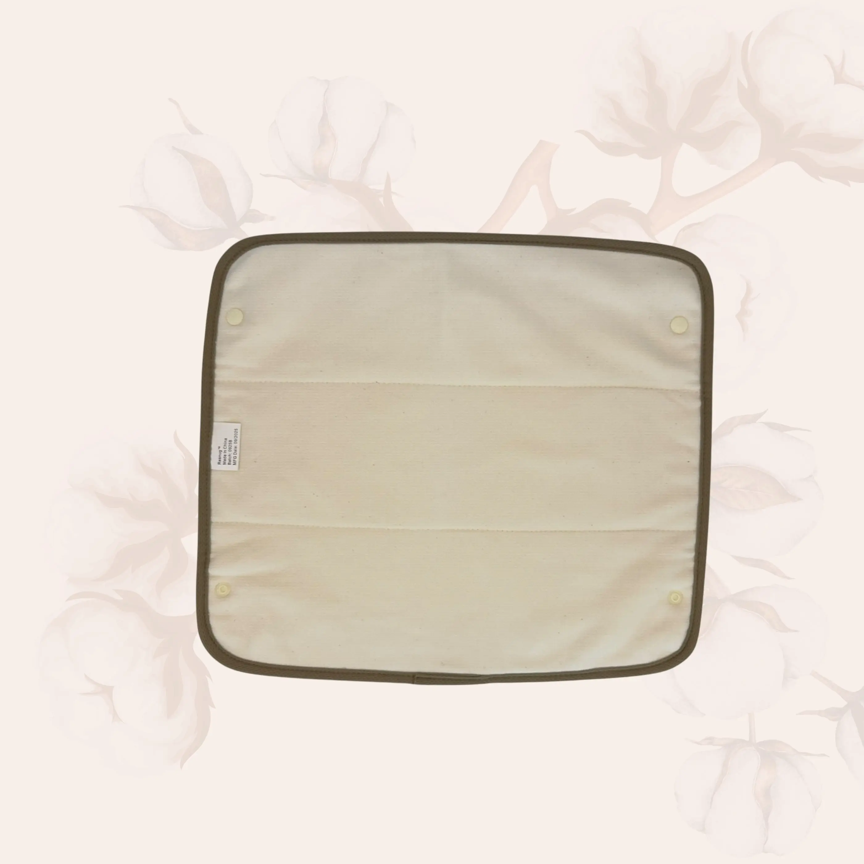 Resnug Booster Insert for Cloth Diaper  Bamboo Cotton Trifold  Extra Absorbency for Pocket Cloth Diapers
