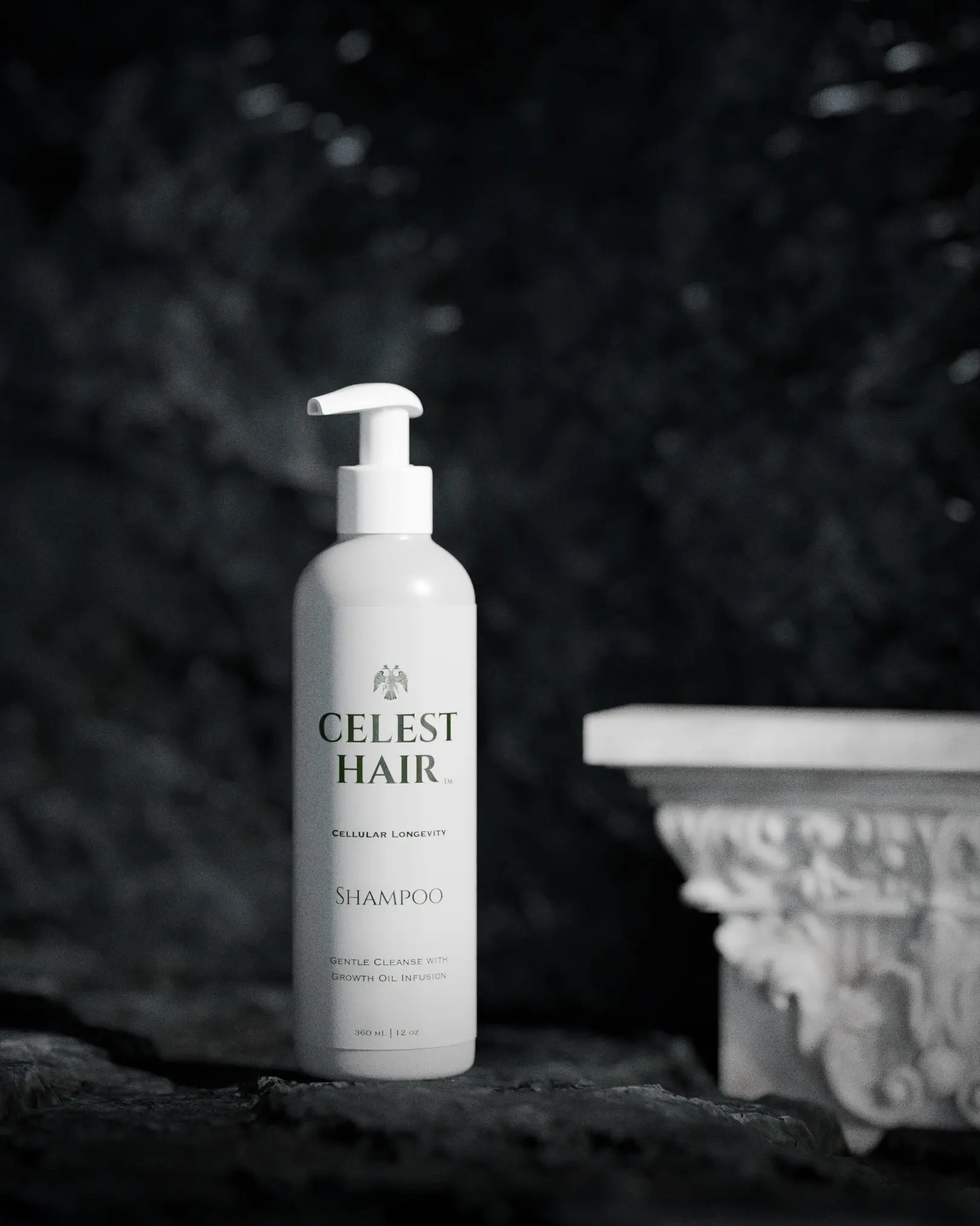 Cellular Longevity Shampoo with Rosemary, Saw Palmetto Berry, Clove, Peppermint, Marshmallow Root, and Fenugreek Haircare Blend